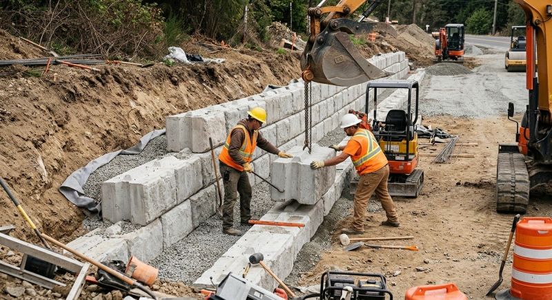 Block Wall Replacement in Fairfield County, CT