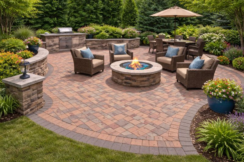 Brick Hardscape Construction in Greenwich, CT