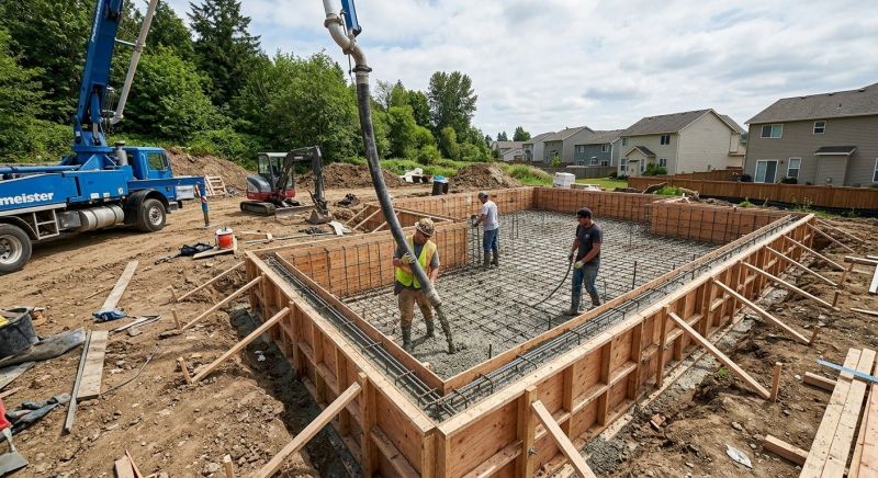 Concrete Foundation Pouring in Greenville, SC